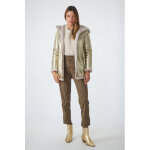 Galla or 38 / m gold - manteau, 3 / 4 en peau laine