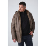 Gatteo taupe taupe 56 / 2xl - manteau en peau lainée Gatteo taupe taupe 56 / 2xl - manteau en peau lainée
