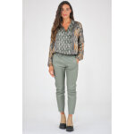 Gift 584 vert pale 40 / l vert d'eau - pantalon en cuir