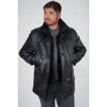 Guy on jacket classic noir noir 58 / 3xl - manteau en cuir pour homme