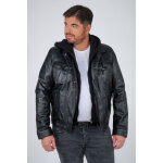 Helmut jeans jacket noir noir 58 / 3xl - blouson cuir, daim, peau lain