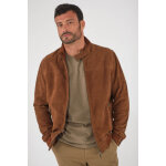 Jeff cognac 0202 48 / s cognac - blouson daim homme