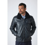 Jet french atlas navy 54 / xl marine - blouson aviateur homme Jet french atlas navy 54 / xl marine - blouson aviateur homme