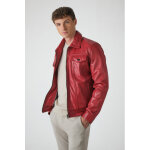 John rouge rouge 48 / s - blouson cuir