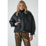 Kaki noir noir 36 / s - blouson cuir