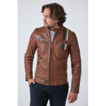 Lenny3 terracotta 52 / l noisette - blouson cuir