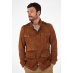 Lodge cognac 50 / m cognac - veste daim homme