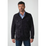 Lodge marine 50 / m marine - veste daim homme