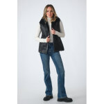 Luchon reversible noir noir 44 / 2xl - veste peau laine