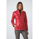 Lynn zipper jacket rouge rouge 38 / m - blouson cuir Lynn zipper jacket rouge rouge 38 / m - blouson cuir