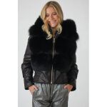 Mirella noir noir 40 / l - blouson cuir Mirella noir noir 40 / l - blouson cuir