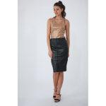 Natacha noir noir 34 / xs - jupe en cuir Natacha noir noir 34 / xs - jupe en cuir