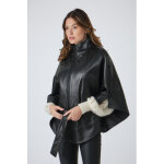 Pascalis noir noir 42 / xl - poncho, cape
