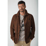 Philibert sued worker jacket marron marron 48 / s - veste daim homme Philibert sued worker jacket marron marron 48 / s - veste daim homme