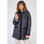 Phoebe nuit 36 / s nuit - manteau, 3 / 4 en peau lainée Phoebe nuit 36 / s nuit - manteau, 3 / 4 en peau lainée