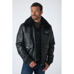 Pilot atlas noir noir 50 / m - blouson aviateur homme Pilot atlas noir noir 50 / m - blouson aviateur homme
