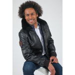 Rafal ycon noir noir 50 / m - blouson aviateur homme
