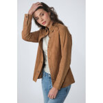 Romane sued shirt beige 34 / xs beige - veste daim