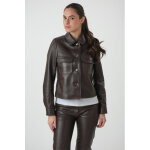 Sabrina noisette 36 / s noisette - veste cuir