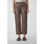 Sarah taupe taupe 34 / xs - pantalon en cuir