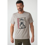 Smq old affiche tee clay beige 48 / s beige - polo / t - shirt