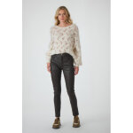 Stretch pant marron marron 36 / s - pantalon en cuir stretch