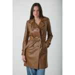 Trenchie gold 42 / xl gold - manteau, 3 / 4 en cuir
