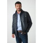 Zurich 48 / s marine - veste cuir homme Zurich 48 / s marine - veste cuir homme