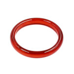 Bague et agate rouge