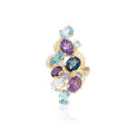 Bague en argent et amthyste (dallas prince designs)