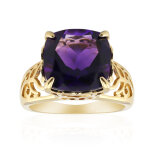 Bague en argent et am�thyste du maroc