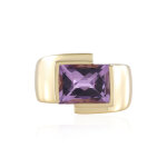 Bague en argent et améthyste rose de france Bague en argent et améthyste rose de france