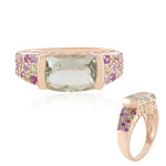 Bague en argent et am�thyste verte (km by juwelo)