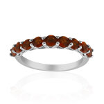 Bague en argent et citrine mad�re