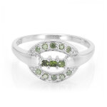 Bague en argent et diamant fantaisie