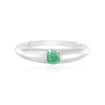 Bague en argent et emeraude de colombie Bague en argent et emeraude de colombie
