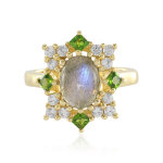 Bague en argent et labradorite (adela silber)