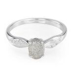 Bague en argent et labradorite