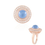 Bague en argent et opale bleue (km by juwelo)