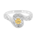 Bague en argent et opale de feu