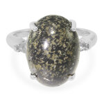 Bague en argent et opale léopard Bague en argent et opale léopard