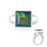 Bague en argent et opale mezezo (de melo essence)