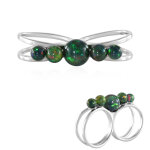 Bague en argent et opale mezezo (de melo essence)