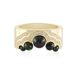 Bague en argent et opale mezezo (de melo essence)