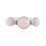 Bague en argent et opale rose (km by juwelo)