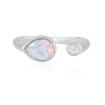 Bague en argent et opale welo
