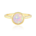 Bague en argent et opale welo