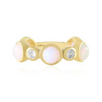 Bague en argent et opale welo