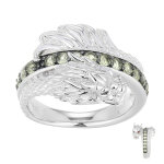 Bague en argent et p�ridot (adela silber)