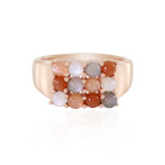 Bague en argent et pierre de lune blanche (km by juwelo)